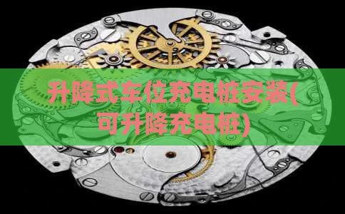 升降式车位充电桩安装(可升降充电桩)