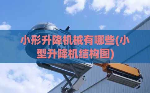 小形升降机械有哪些(小型升降机结构图)