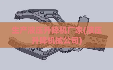 生产液压升降机厂家(液压升降机械公司)