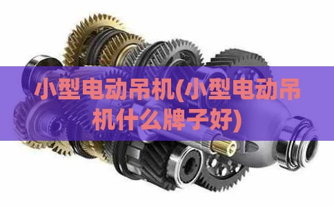 小型电动吊机(小型电动吊机什么牌子好)