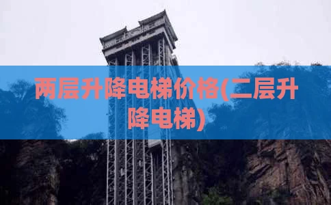 两层升降电梯价格(二层升降电梯)