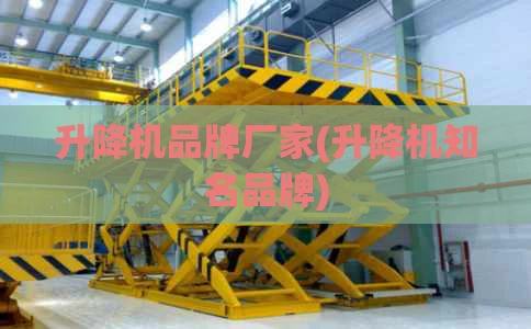 升降机品牌厂家(升降机知名品牌)