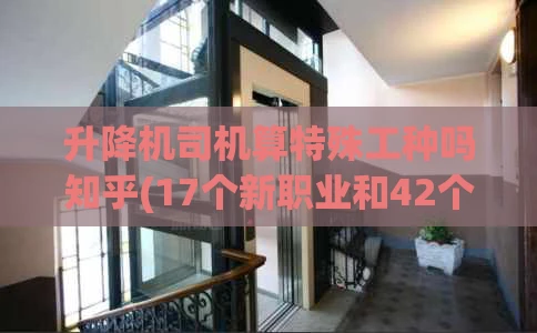 升降机司机算特殊工种吗知乎(17个新职业和42个新工种亮相)