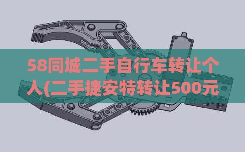 58同城二手自行车转让个人(二手捷安特转让500元)