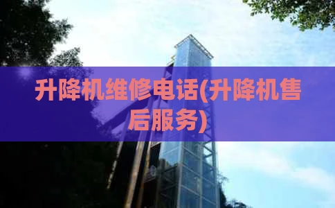 升降机维修电话(升降机售后服务)