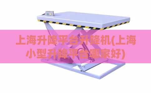 上海升降平台升降机(上海小型升降平台哪家好)