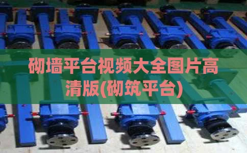 砌墙平台视频大全图片高清版(砌筑平台)