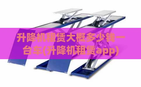 升降机租赁大概多少钱一台车(升降机租赁app)